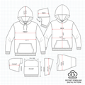 Men's Hoodie Sweatshirt Sewing Pattern