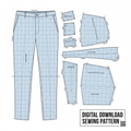 Men's Tailored Trousers Sewing Pattern