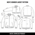 Men's Bomber Jacket Sewing Pattern